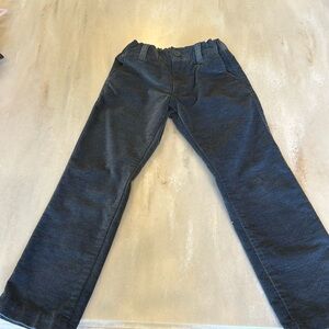 Little boys Grey velvet pants